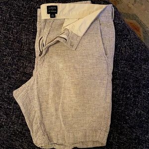 j-crew grammercy linen shorts